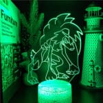Lycanroc Pokémon LED Nachtlampje 22x16x6 cm Nachtlampen