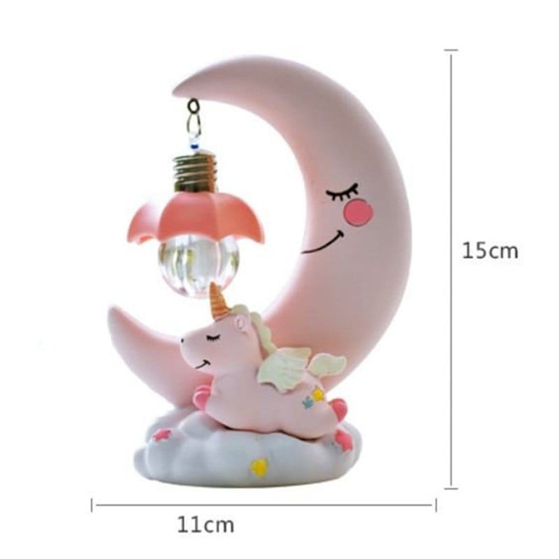 Maan Eenhoorn Kinder Nachtlampje Nachtlampen