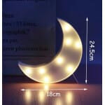 Maan Wandlamp Met LED 24,5x18 Cm Rustgevende Nachtverlichting Nachtlampen