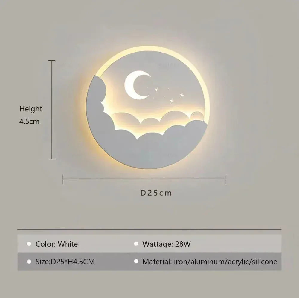 Maan Wandlamp ZenLune Nachtlampen