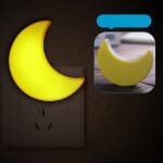 Maan Wandlampje 8,5 cm Nachtlampen