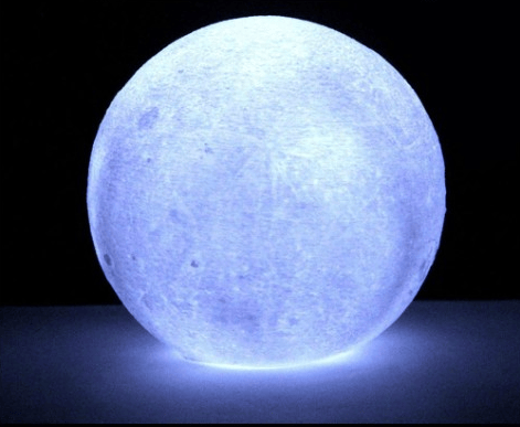 Maanlamp LED Multicolor 11 cm Nachtlampen