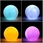 Maanlamp LED Multicolor 11 cm Nachtlampen