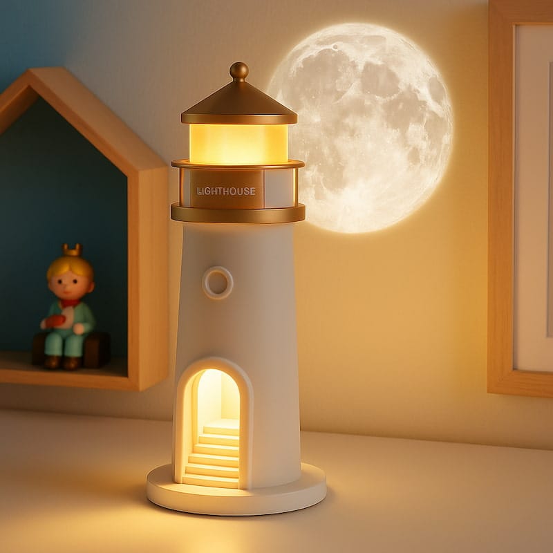 Maanprojectie Nachtlampje Bluetooth Nachtlampen
