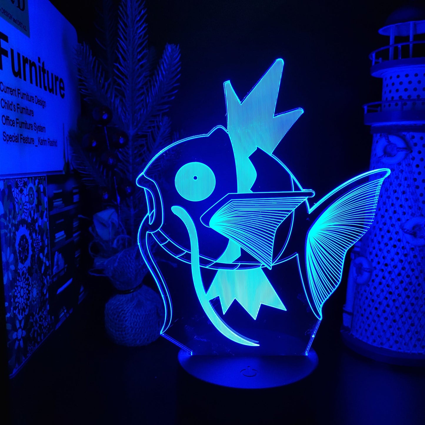 Magikarp Nachtlampje 22x16x6 cm Nachtlampen