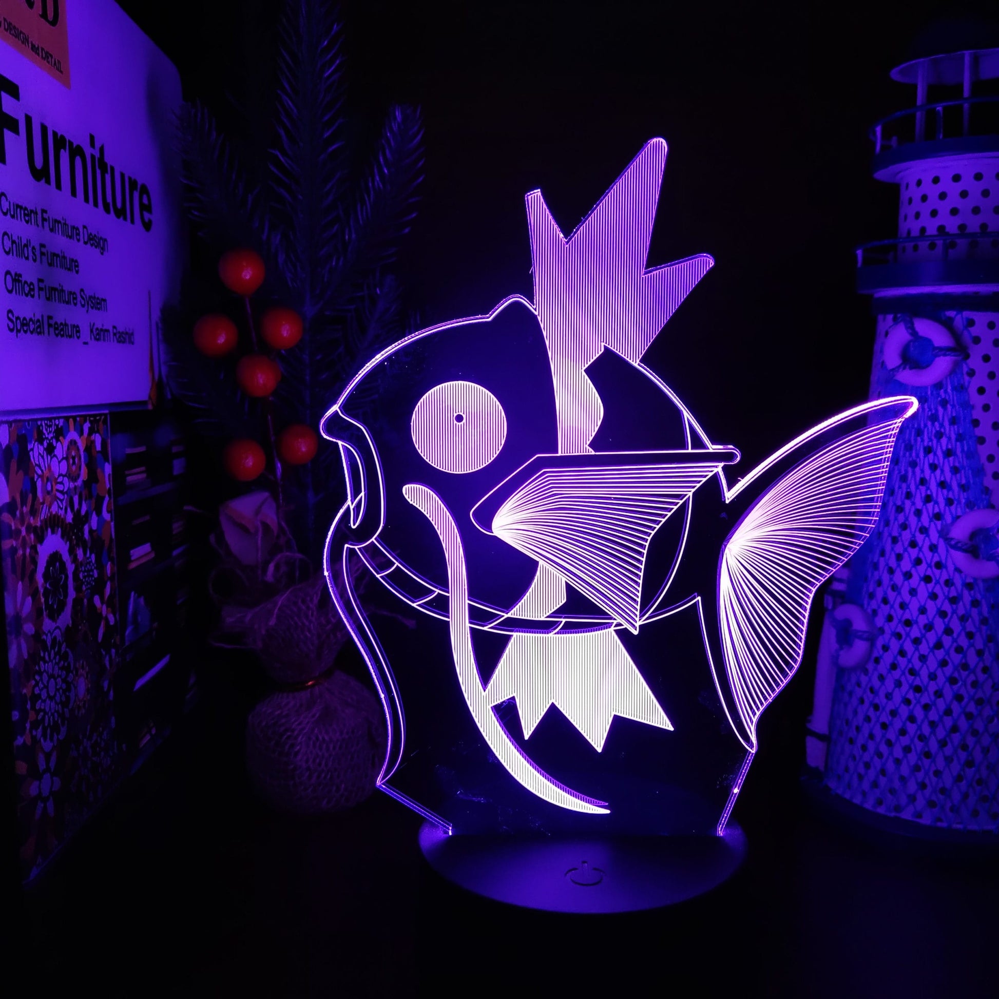 Magikarp Nachtlampje 22x16x6 cm Nachtlampen