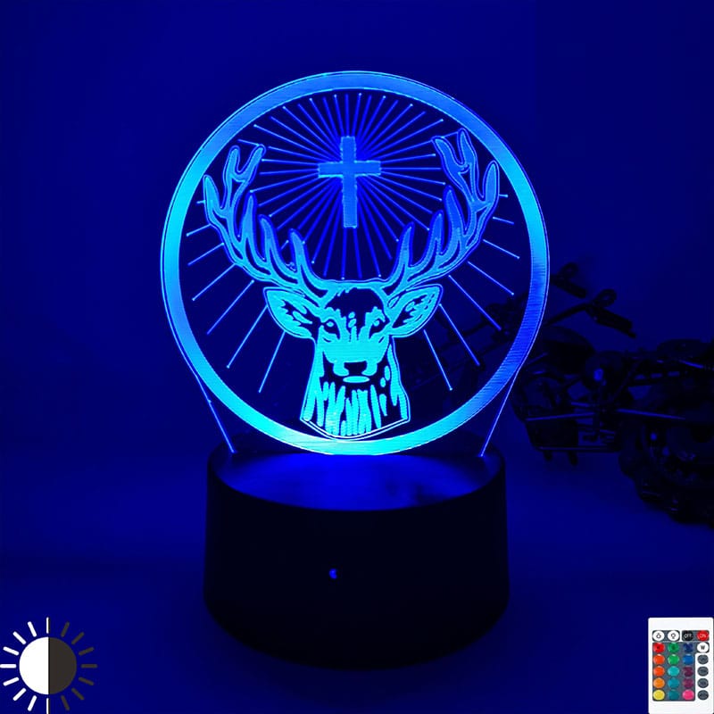 Majestueuze Hertenlamp 25 Cm Moderne Nachtlampje Nachtlampen