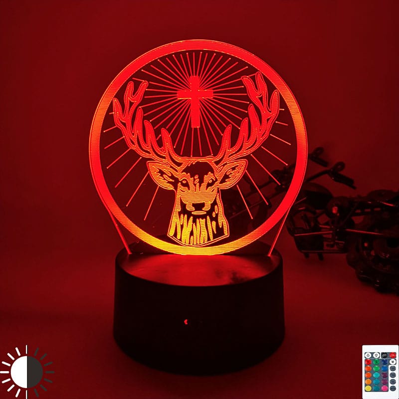 Majestueuze Hertenlamp 25 Cm Moderne Nachtlampje Nachtlampen