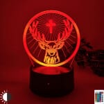 Majestueuze Hertenlamp 25 Cm Moderne Nachtlampje Nachtlampen