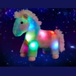 Meerkleurig Paard Knuffel Nachtlampje 30 cm Nachtlampen