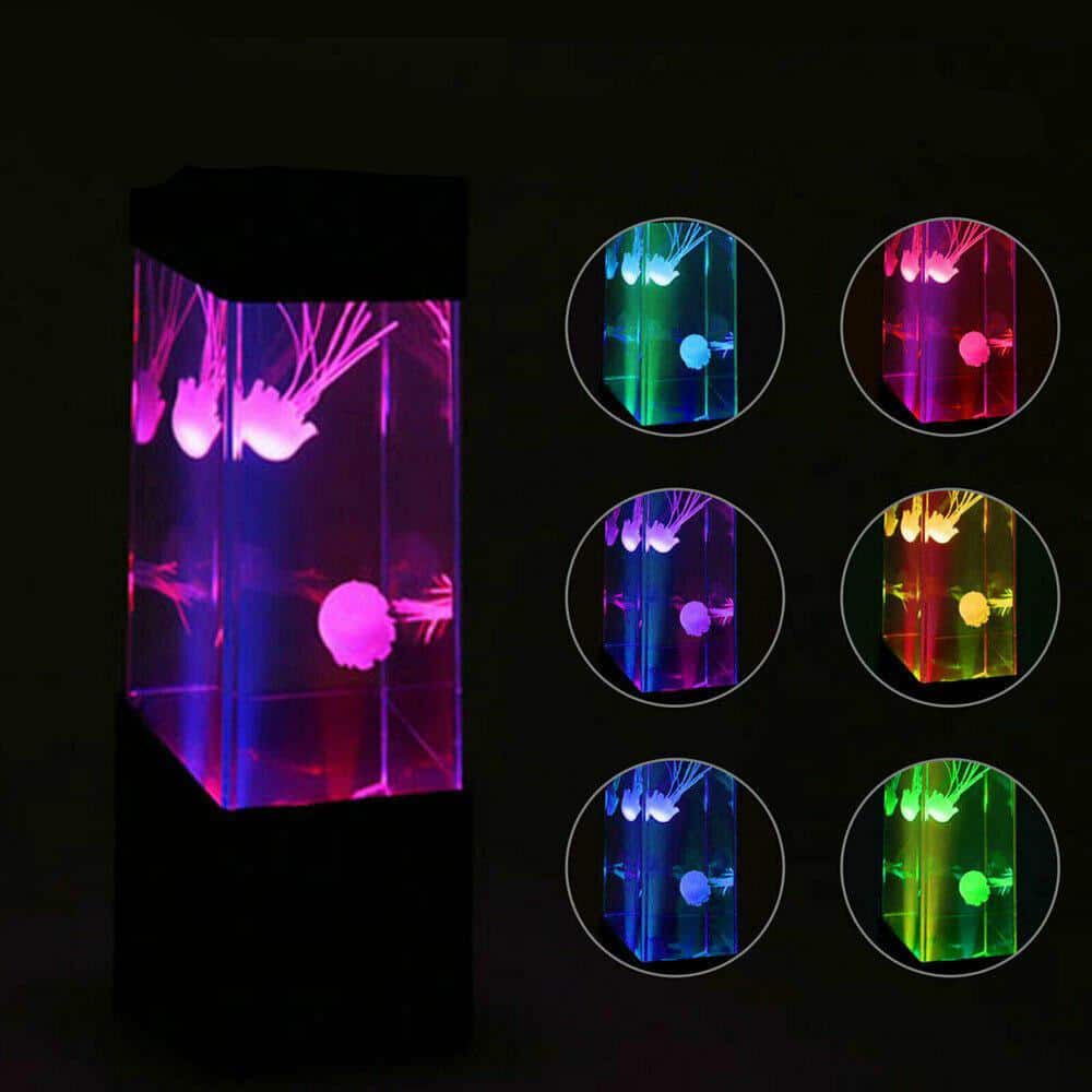 Meerkleurige LED Meduze Lamp Nachtlampen