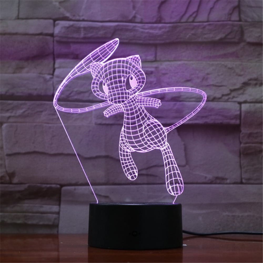 Mew Nachtlampje 22 cm Zacht Licht Nachtlampen