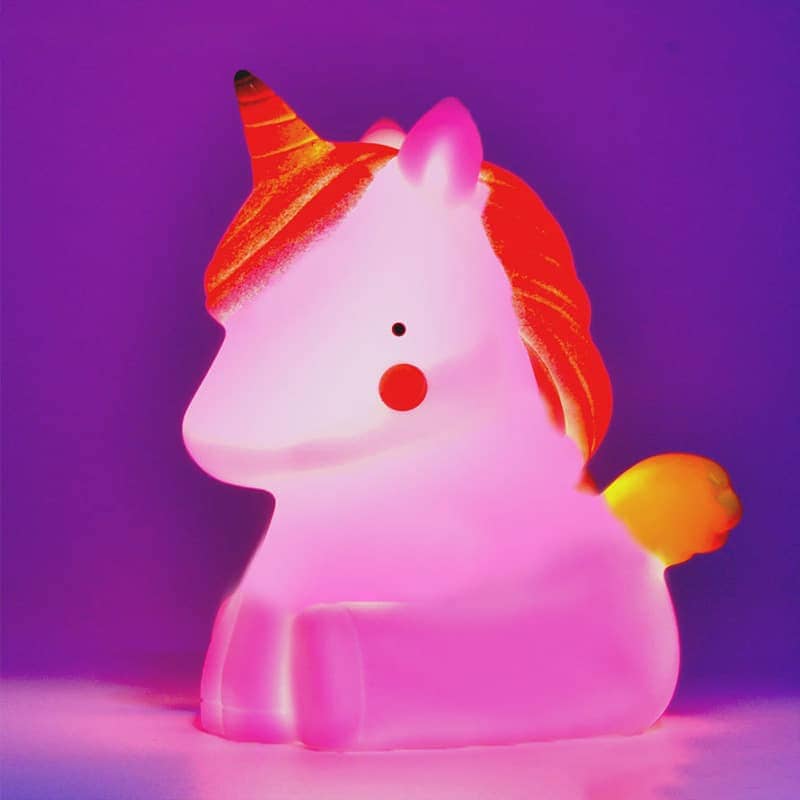 Mini LED Eenhoorn Lamp Nachtlampen