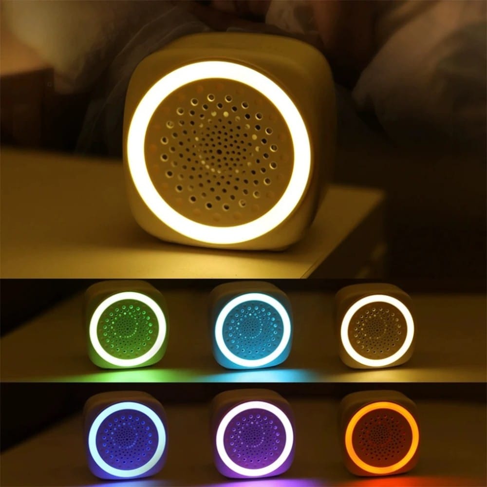 Mini Multicolor Witgeluid Nachtlampje Met Lange Batterijduur Nachtlampen