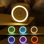 Mini Multicolor Witgeluid Nachtlampje Met Lange Batterijduur Nachtlampen