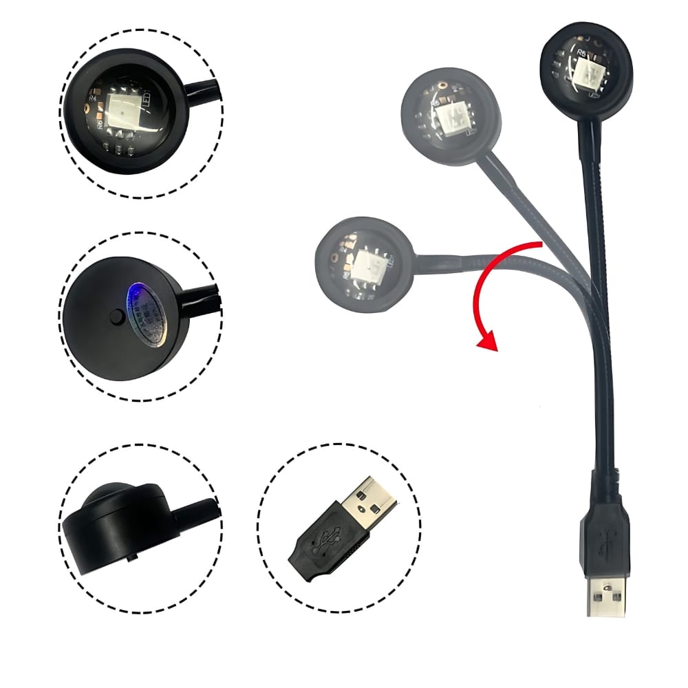 Mini USB Projectie Nachtlampje Nachtlampen