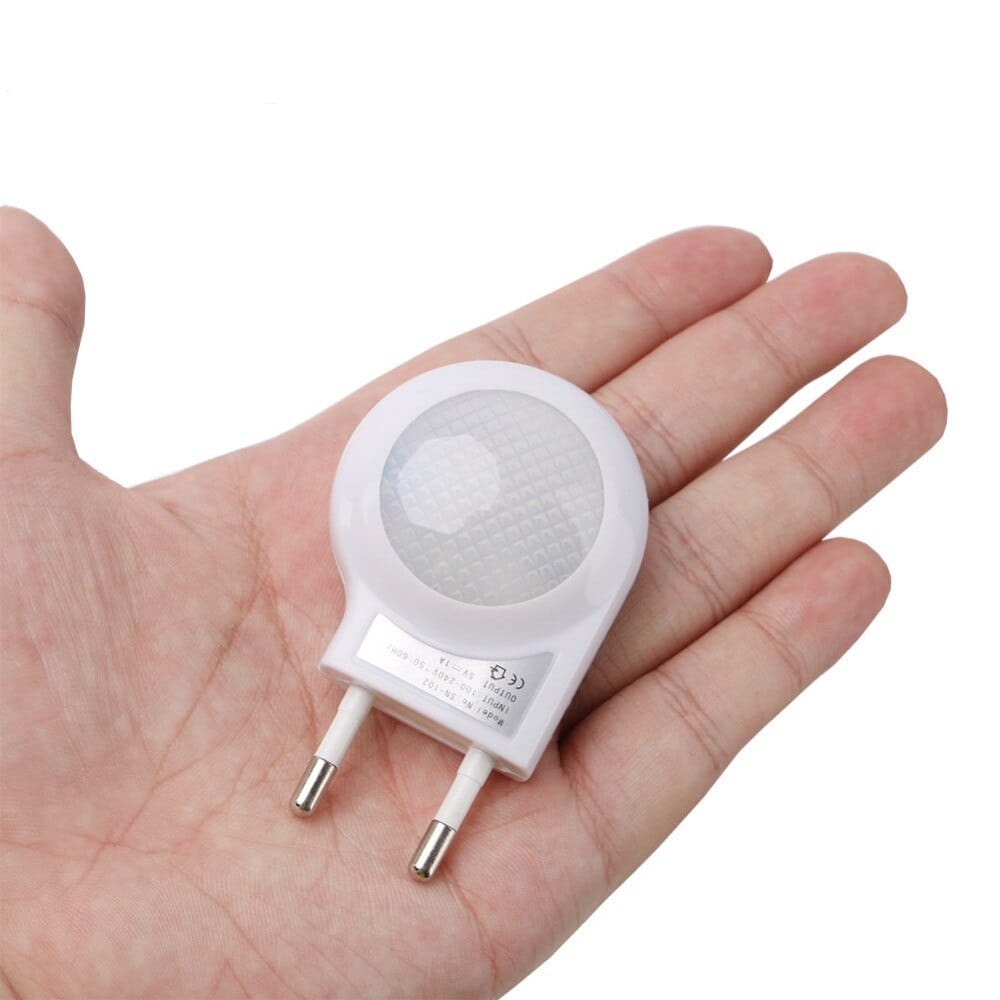 Mini Wandnachtlampje LED Met Ingebouwde Lichtsensor 5.2 x 7.1 cm Nachtlampen