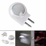 Mini Wandnachtlampje LED Met Ingebouwde Lichtsensor 5.2 x 7.1 cm Nachtlampen