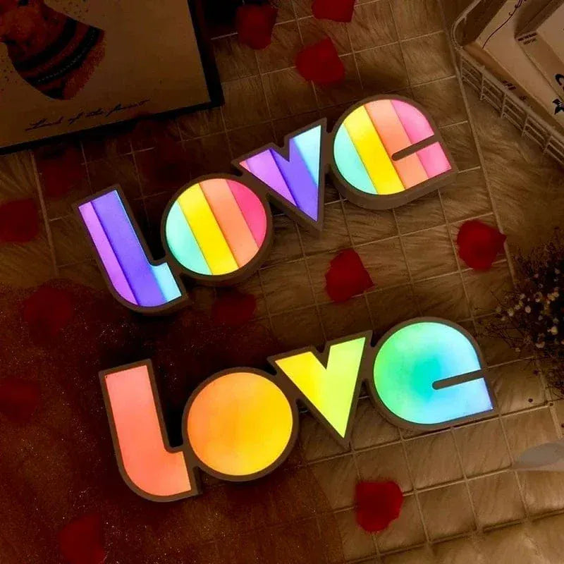 Multicolor Liefde Nachtlampje NoctaLove LED Nachtlampen