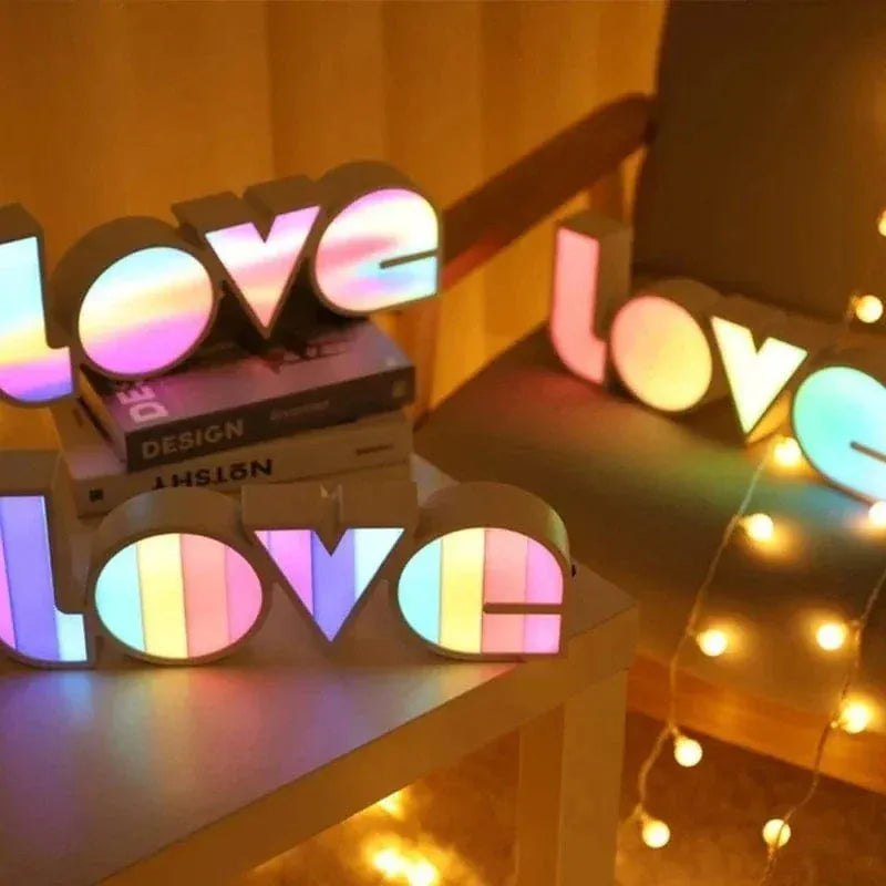 Multicolor Liefde Nachtlampje NoctaLove LED Nachtlampen