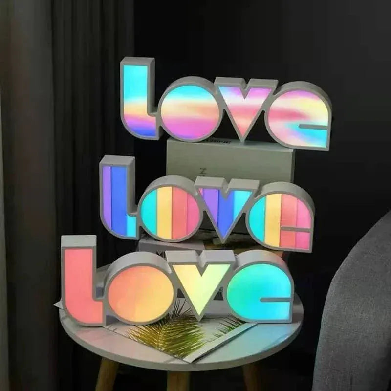 Multicolor Liefde Nachtlampje NoctaLove LED Nachtlampen