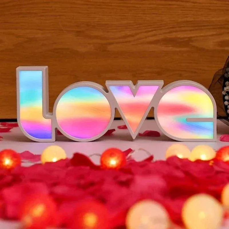 Multicolor Liefde Nachtlampje NoctaLove LED Nachtlampen