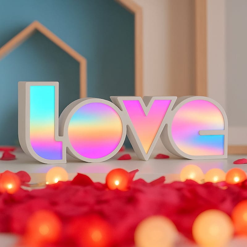 Multicolor Liefde Nachtlampje NoctaLove LED Nachtlampen