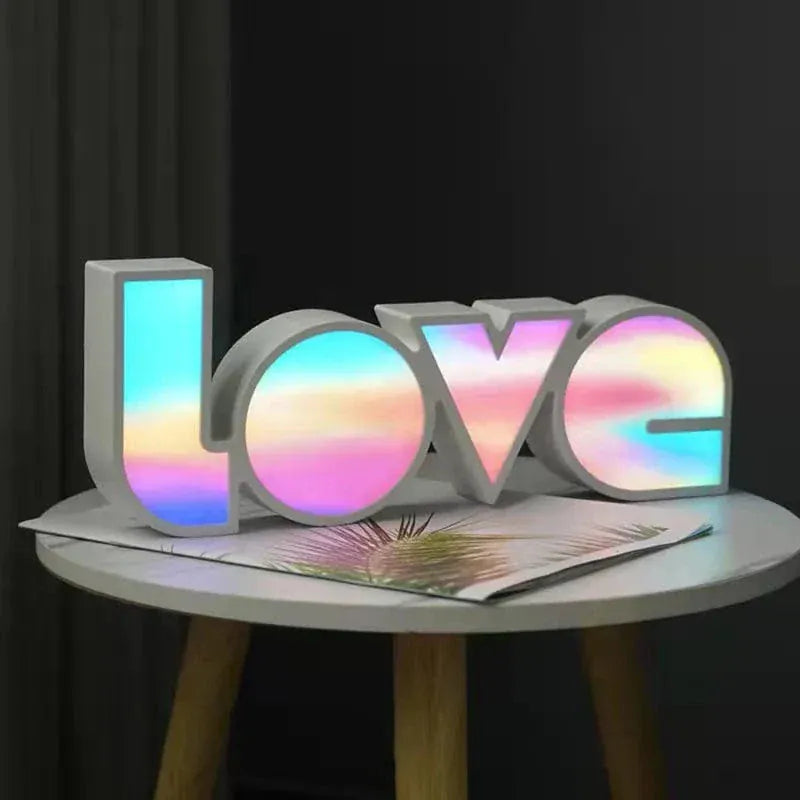 Multicolor Liefde Nachtlampje NoctaLove LED Nachtlampen