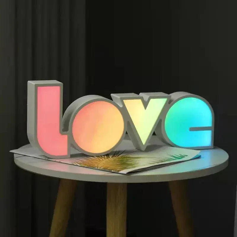 Multicolor Liefde Nachtlampje NoctaLove LED Nachtlampen