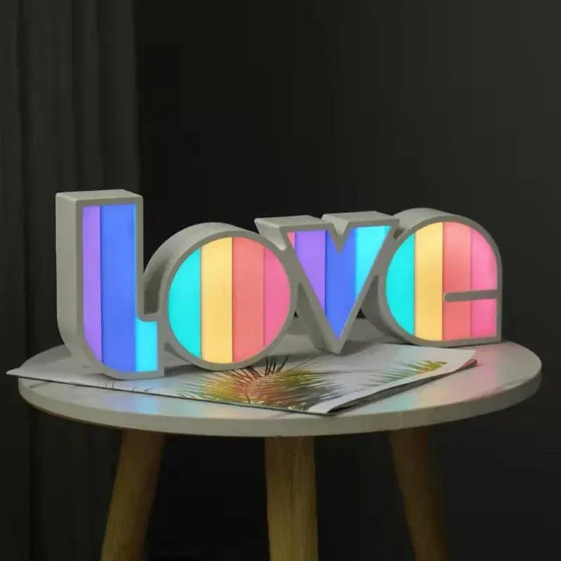 Multicolor Liefde Nachtlampje NoctaLove LED Nachtlampen