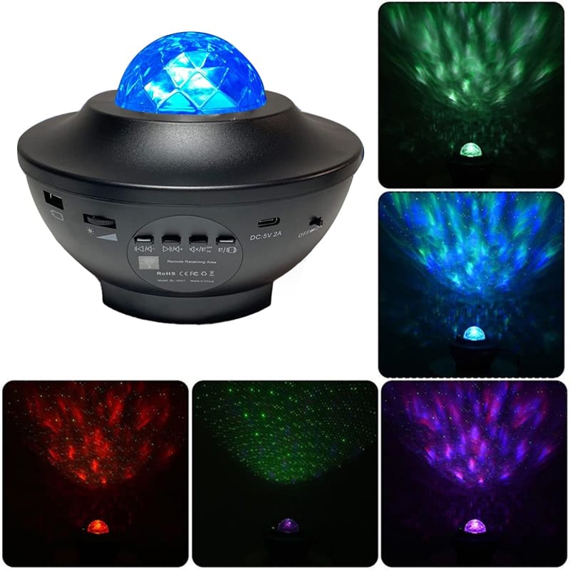 Muzikaal Oceaan Nachtlampje 13 cm Nachtlampen