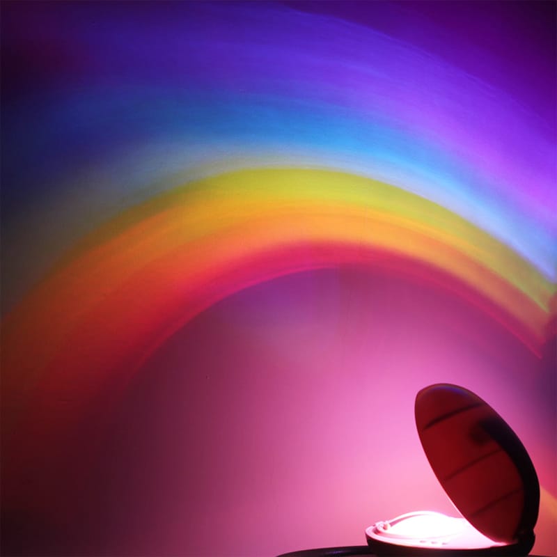 Nachtlamp Met Regenboog Projectie Voor Een Rustige Nacht Nachtlampen