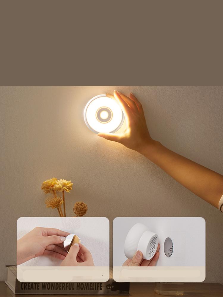 Nachtlampje Bewegingssensor Met USB Oplader 8x5x8 cm Nachtlampen