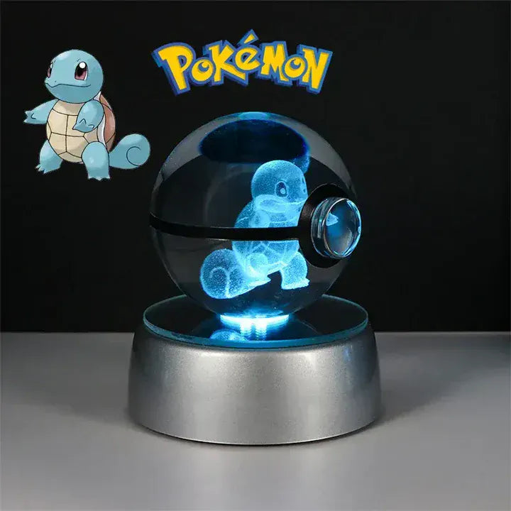 Nachtlampje Squirtle 3D Blauw Nachtlampen