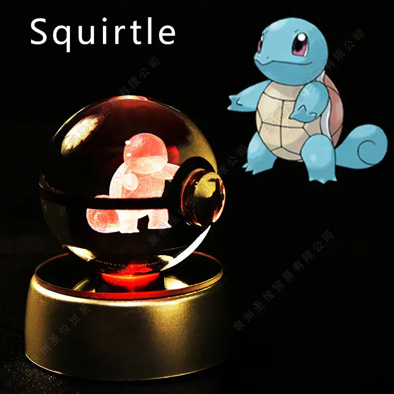Nachtlampje Squirtle 3D Blauw Nachtlampen