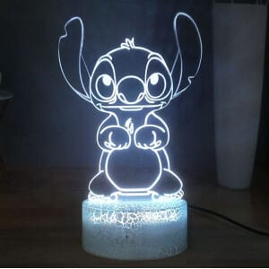 Nala 3D LED Nachtlampje Voor Kinderen Met Tactiele Afstandsbediening Nachtlampen