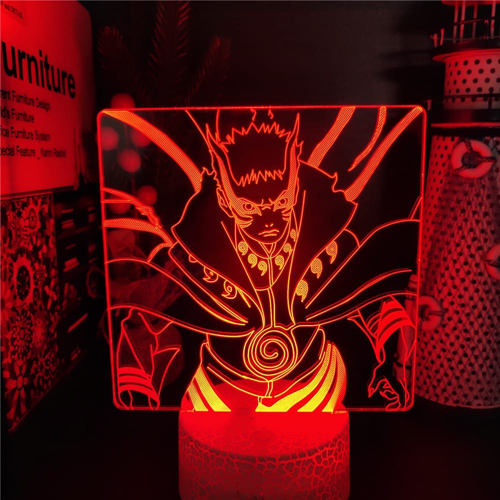 Naruto Baryon Mode Nachtlampje 22x16x6 cm Nachtlampen