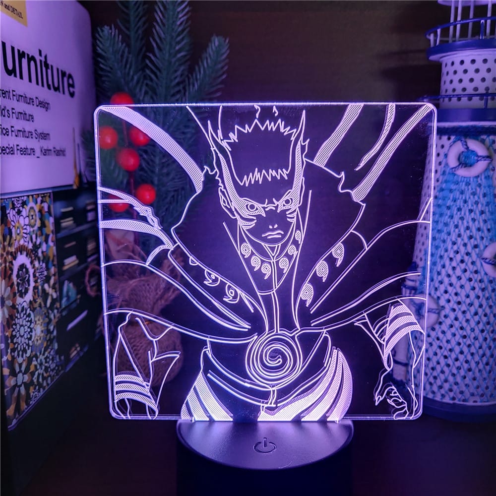 Naruto Baryon Mode Nachtlampje 22x16x6 cm Nachtlampen