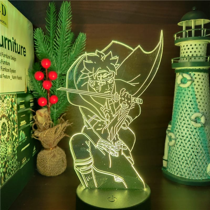 Naruto Boruto Nukenin Nachtlampje 22 cm Met LED Nachtlampen