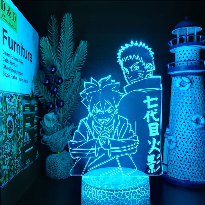 Naruto en Boruto Nachtlampje Nachtlampen