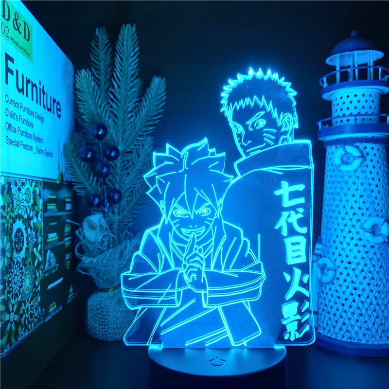 Naruto en Boruto Nachtlampje Nachtlampen