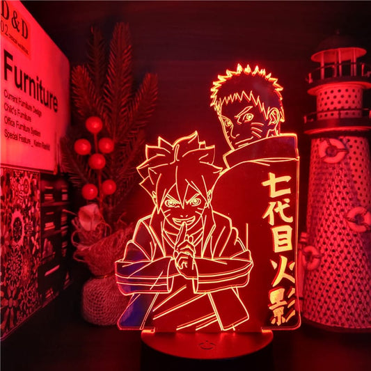 Naruto en Boruto Nachtlampje Nachtlampen