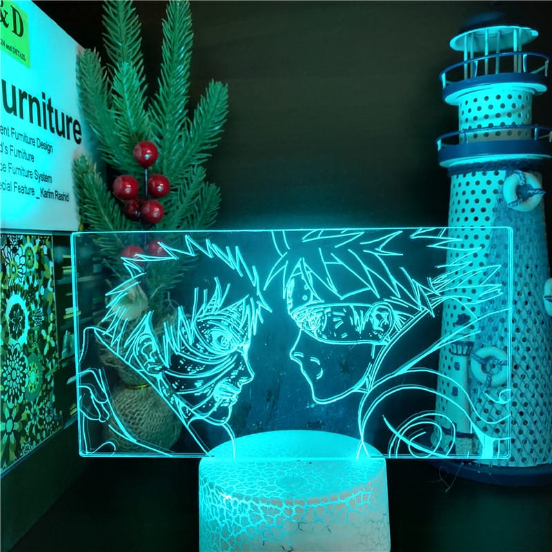 Naruto Kakashi VS Obito Nachtlampje Nachtlampen
