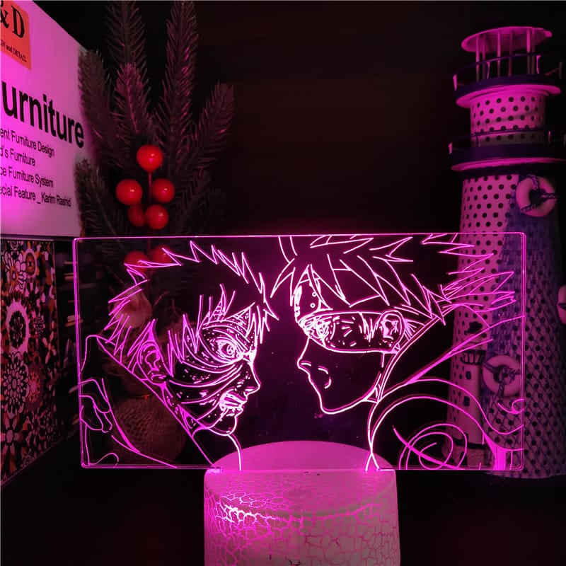 Naruto Kakashi VS Obito Nachtlampje Nachtlampen