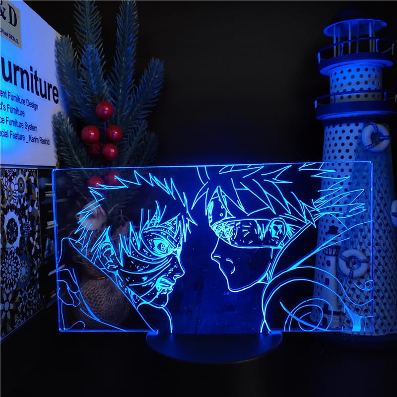 Naruto Kakashi VS Obito Nachtlampje Nachtlampen