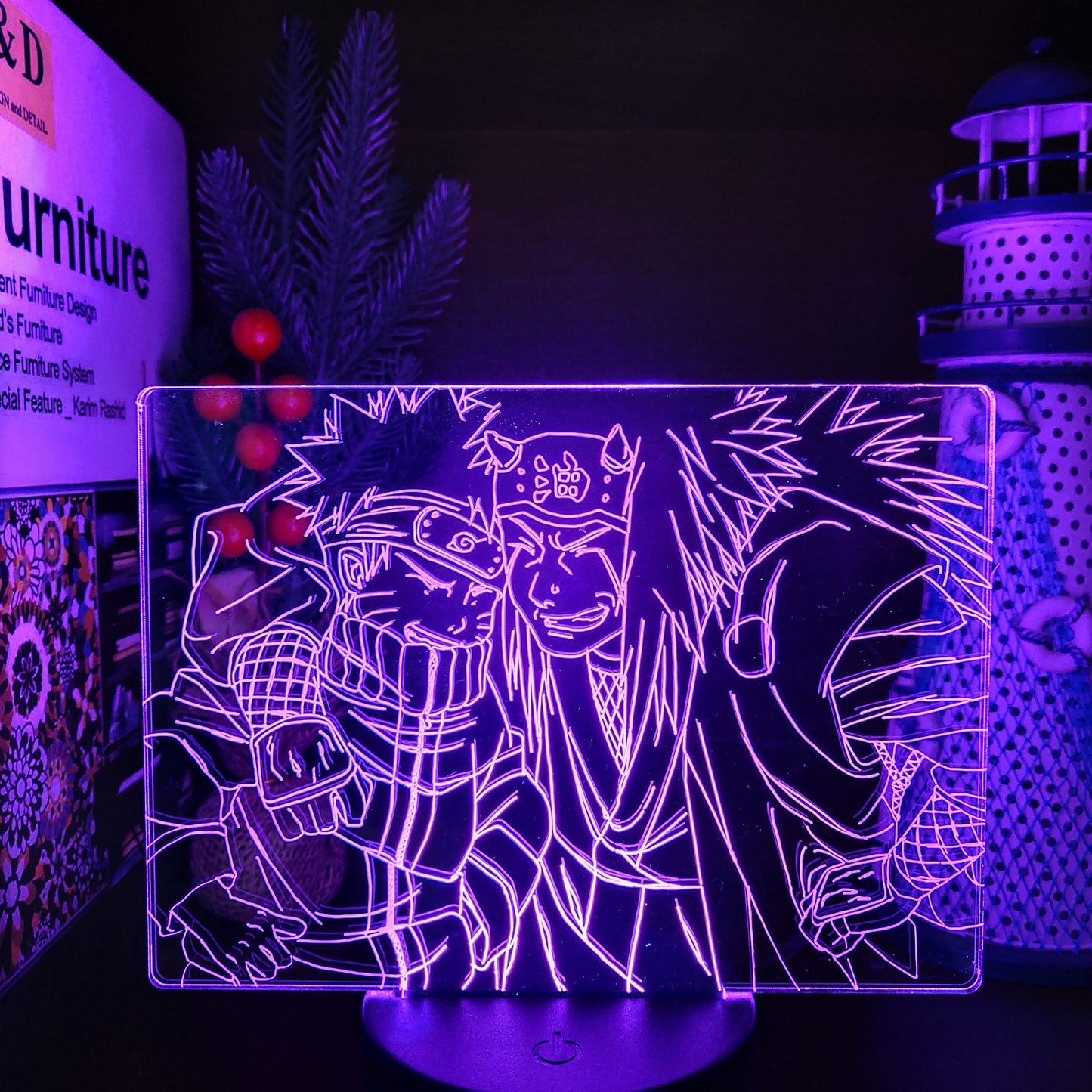 Naruto Kisame Hoshigaki Nachtlamp Nachtlampen
