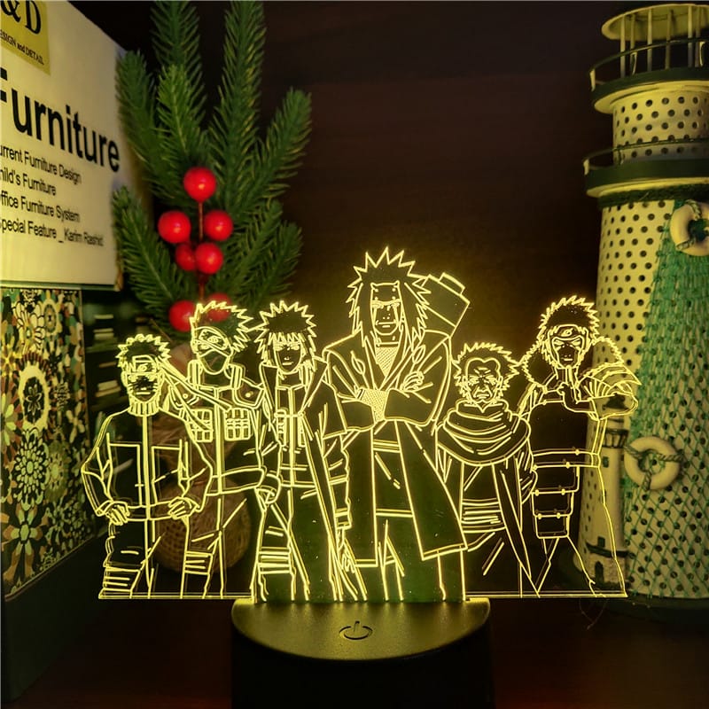 Naruto Konoha Nachtlampje 22x16x6 cm Nachtlampen