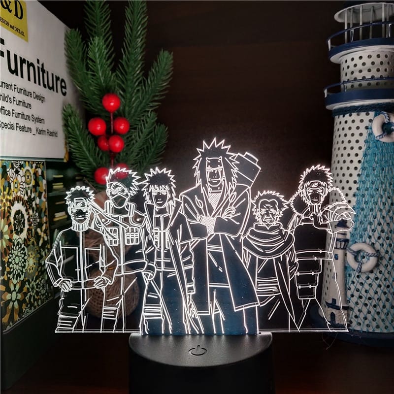 Naruto Konoha Nachtlampje 22x16x6 cm Nachtlampen