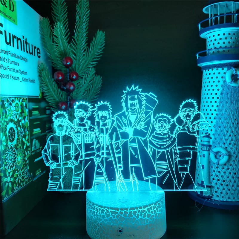 Naruto Konoha Nachtlampje 22x16x6 cm Nachtlampen