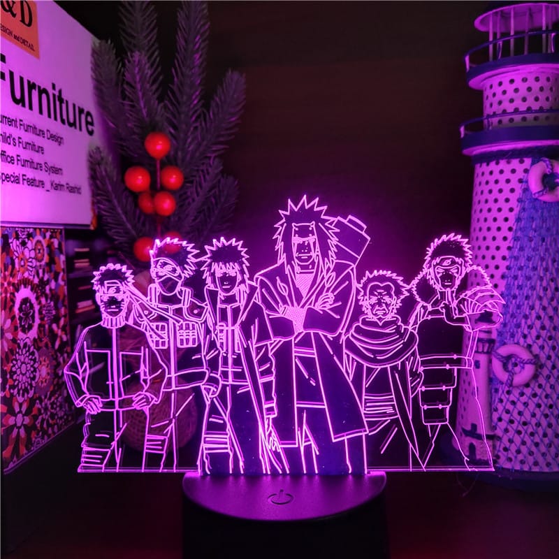 Naruto Konoha Nachtlampje 22x16x6 cm Nachtlampen